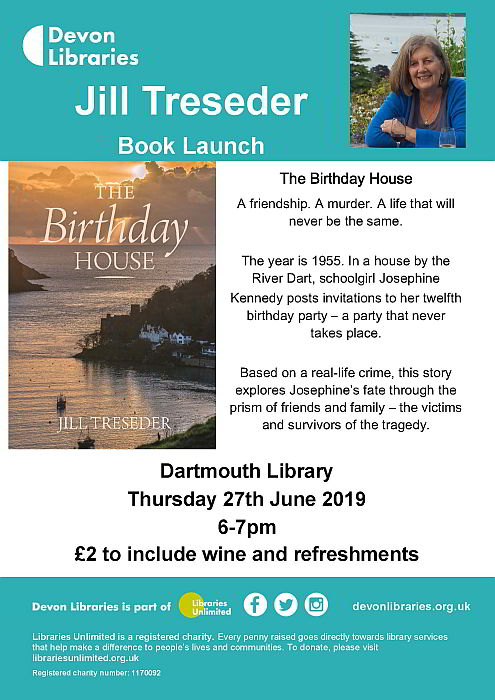 Birthday House book launch poster